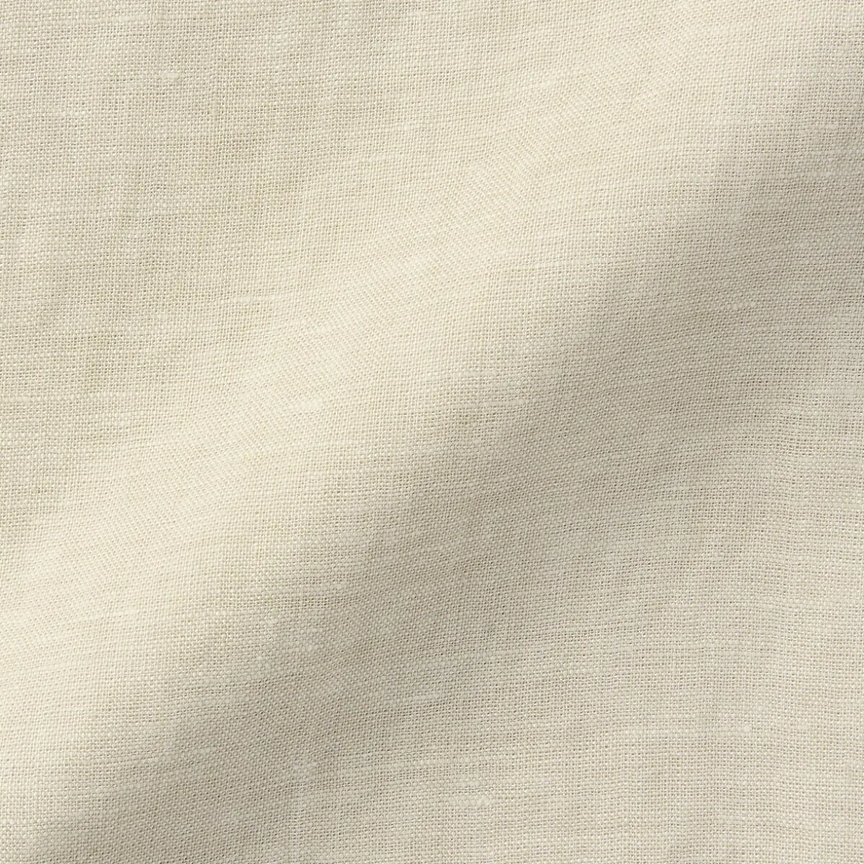 Chemise à col mao en lin lavé pour homme