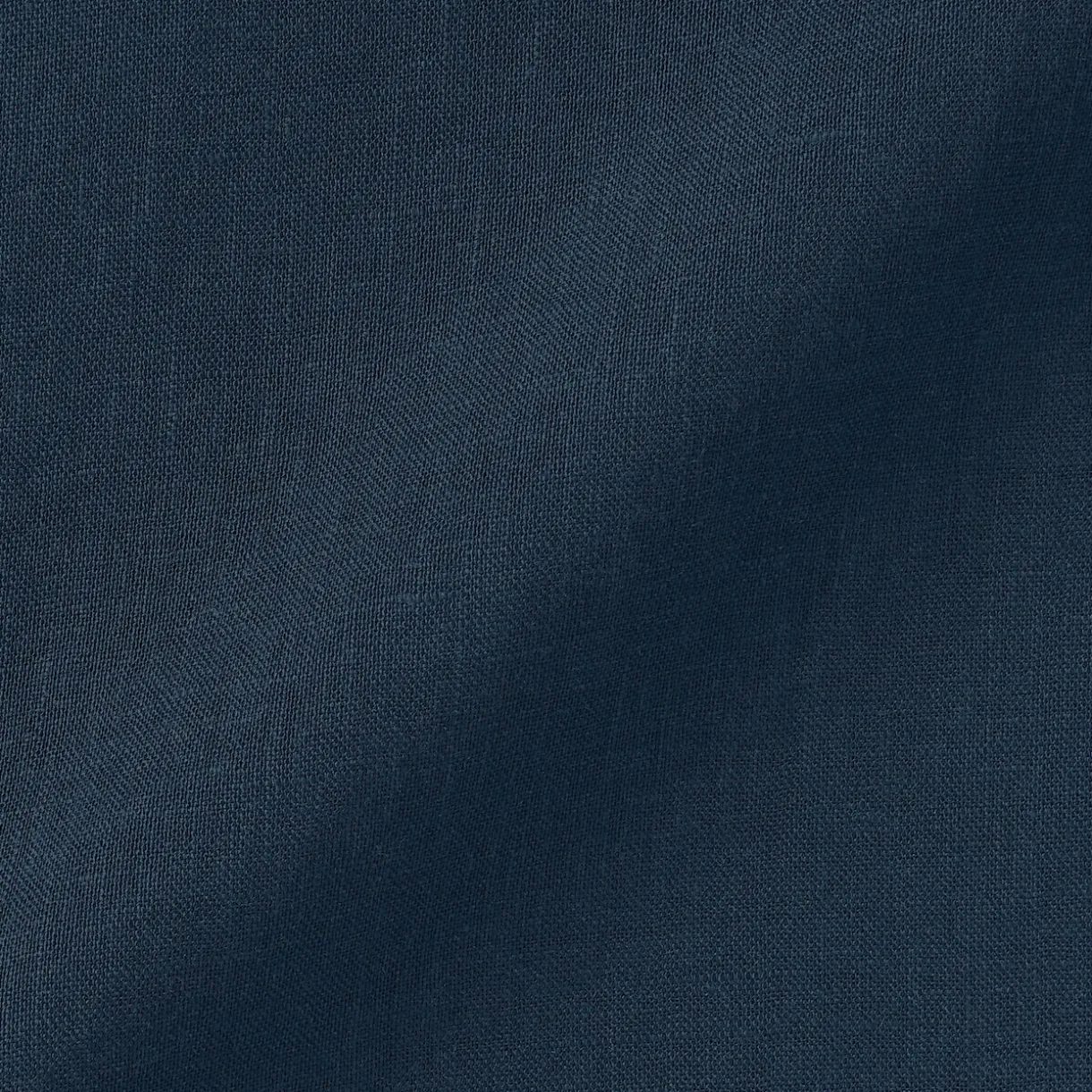 Chemise à col mao en lin lavé pour homme