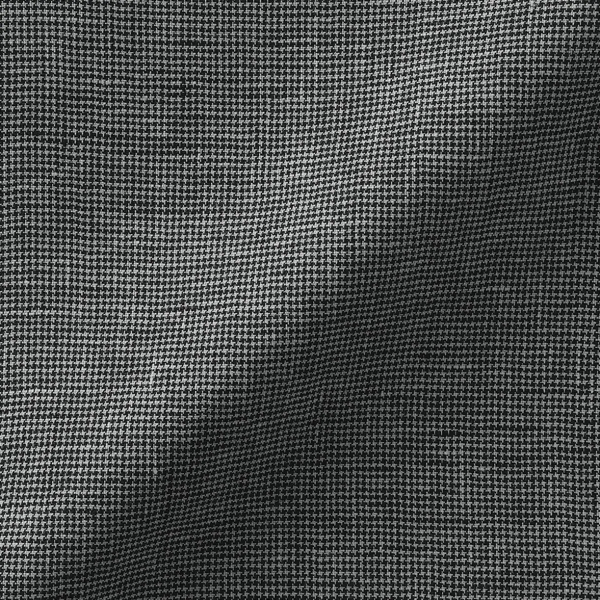 Chemise à col mao en lin lavé pour homme