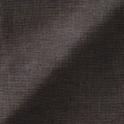 Chemise à col mao en lin lavé pour homme