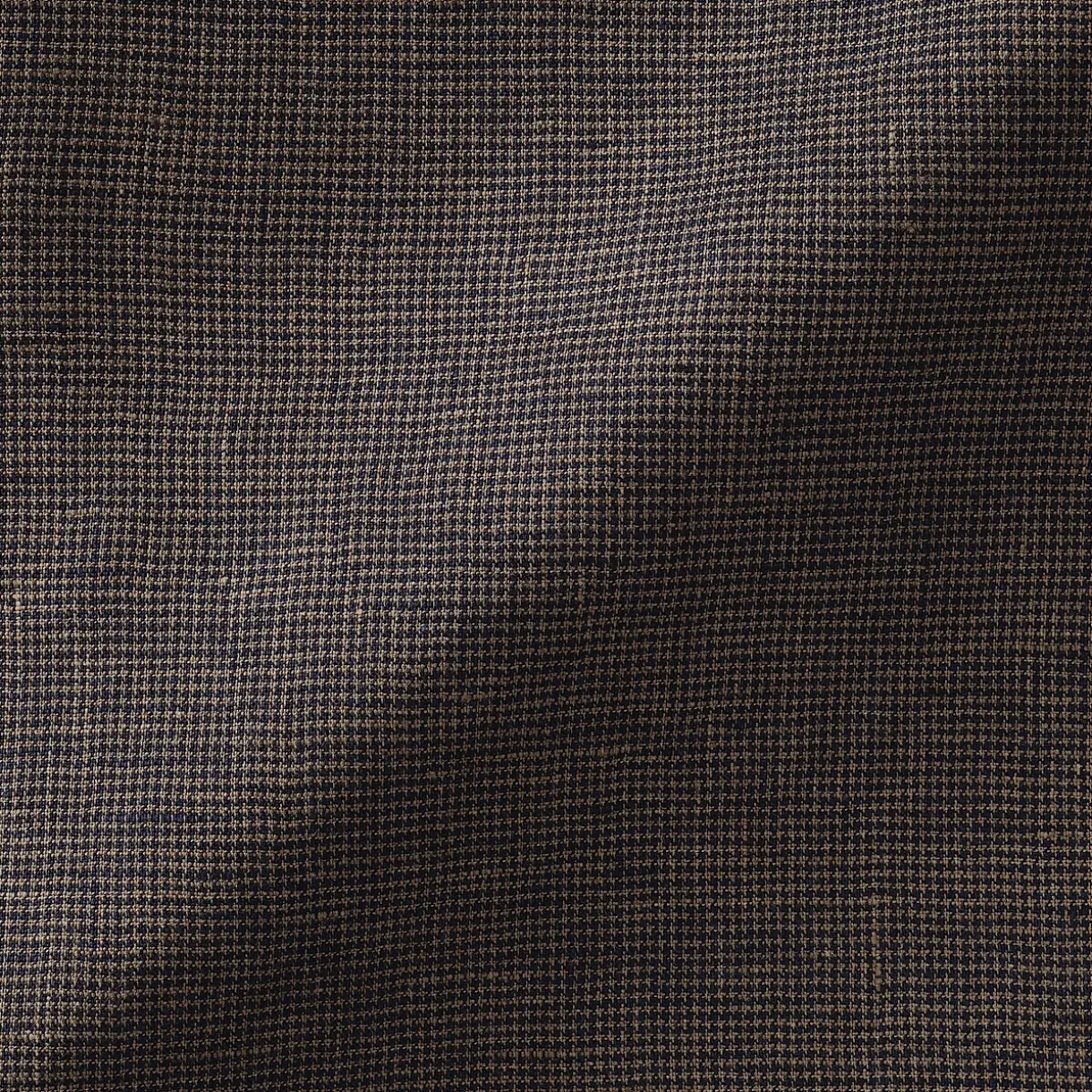 Chemise à col mao en lin lavé pour homme