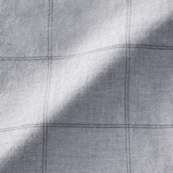 Chemise à col montant en flanelle brossée double femme