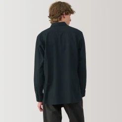 Chemise en coton brossé pour homme