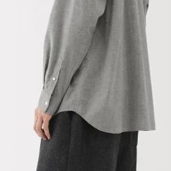 Chemise en coton brossé pour homme