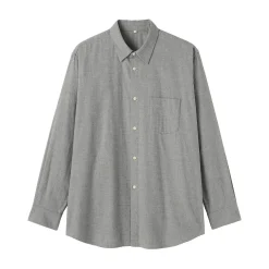 Chemise en coton brossé pour homme