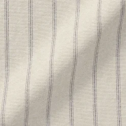 Chemise en coton Oxford lavé col officier homme