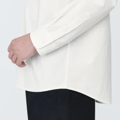 Chemise en coton Oxford lavé col boutonné homme