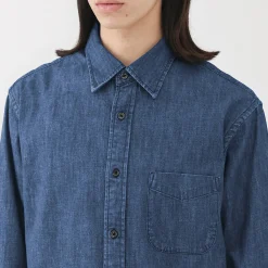 Chemise en denim pour homme