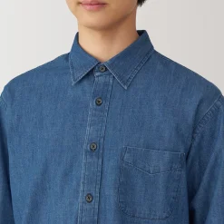 Chemise en denim pour homme