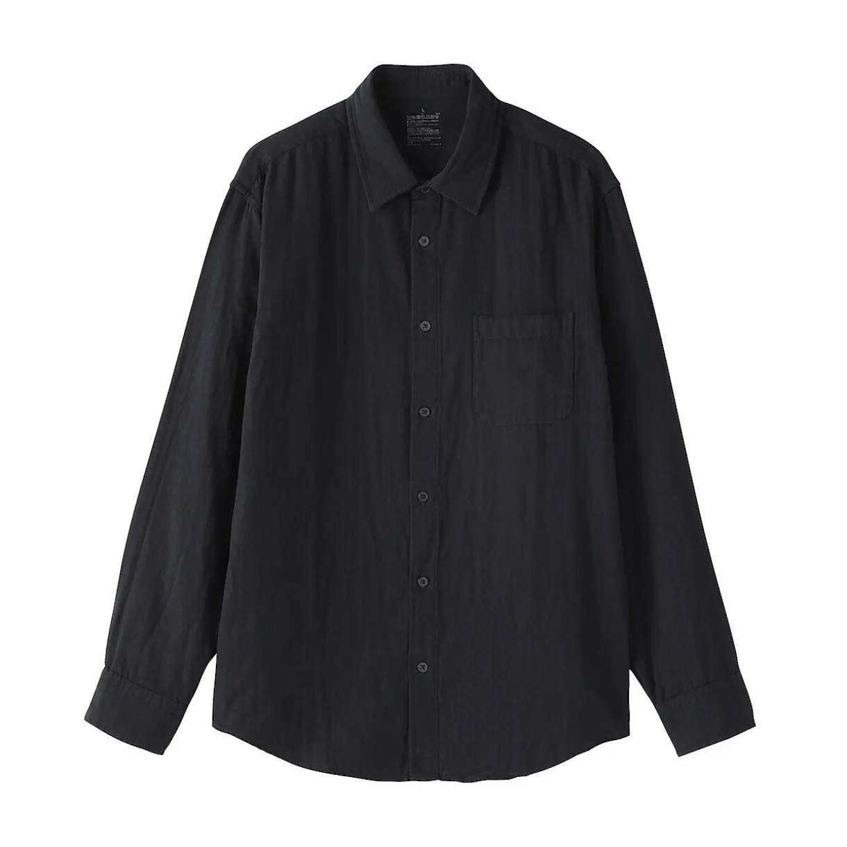 Chemise en double gaze en mélange de kapok pour homme