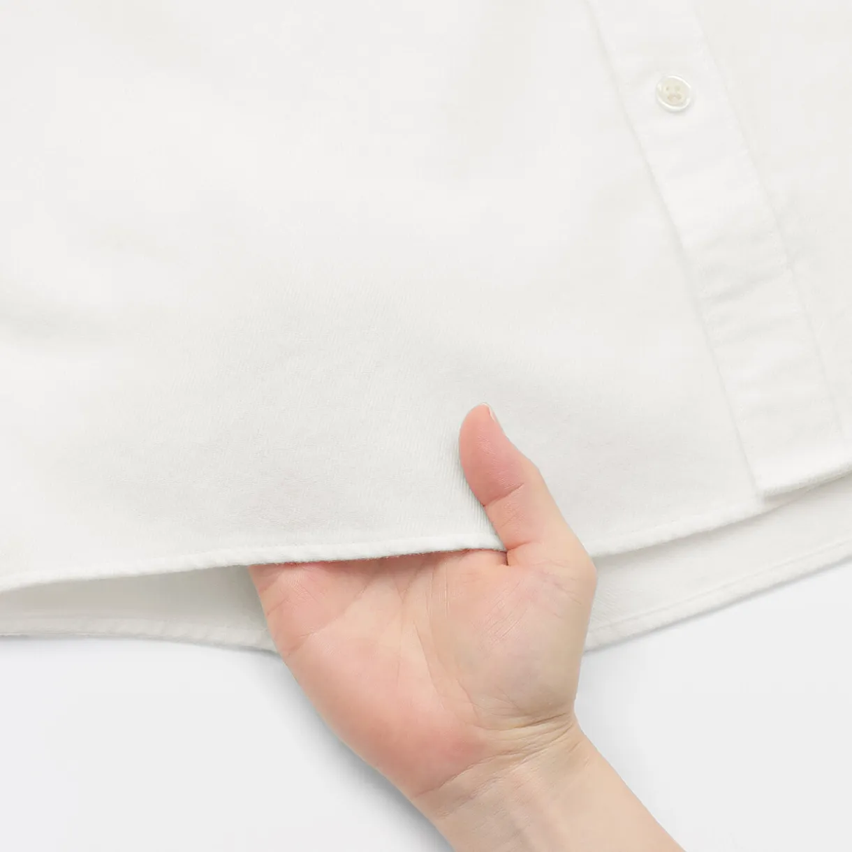 Chemise en flanelle col officier pour homme