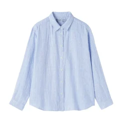 Chemise en lin lavé pour femme