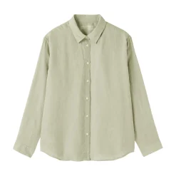 Chemise en lin lavé pour femme