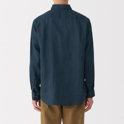 Chemise en lin lavé pour homme