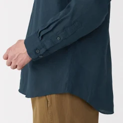 Chemise en lin lavé pour homme