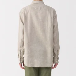 Chemise en lin lavé pour homme