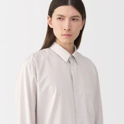 Chemise en popeline de coton pour homme