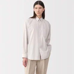 Chemise en popeline de coton pour homme