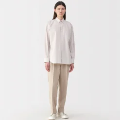 Chemise en popeline de coton pour homme