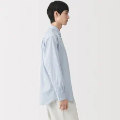 Chemise en popeline de coton biologique pour homme