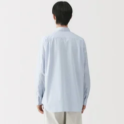 Chemise en popeline de coton biologique pour homme