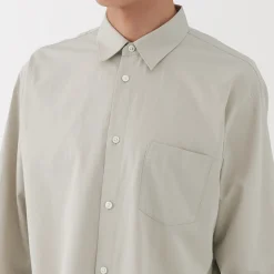 Chemise en popeline de coton pour homme