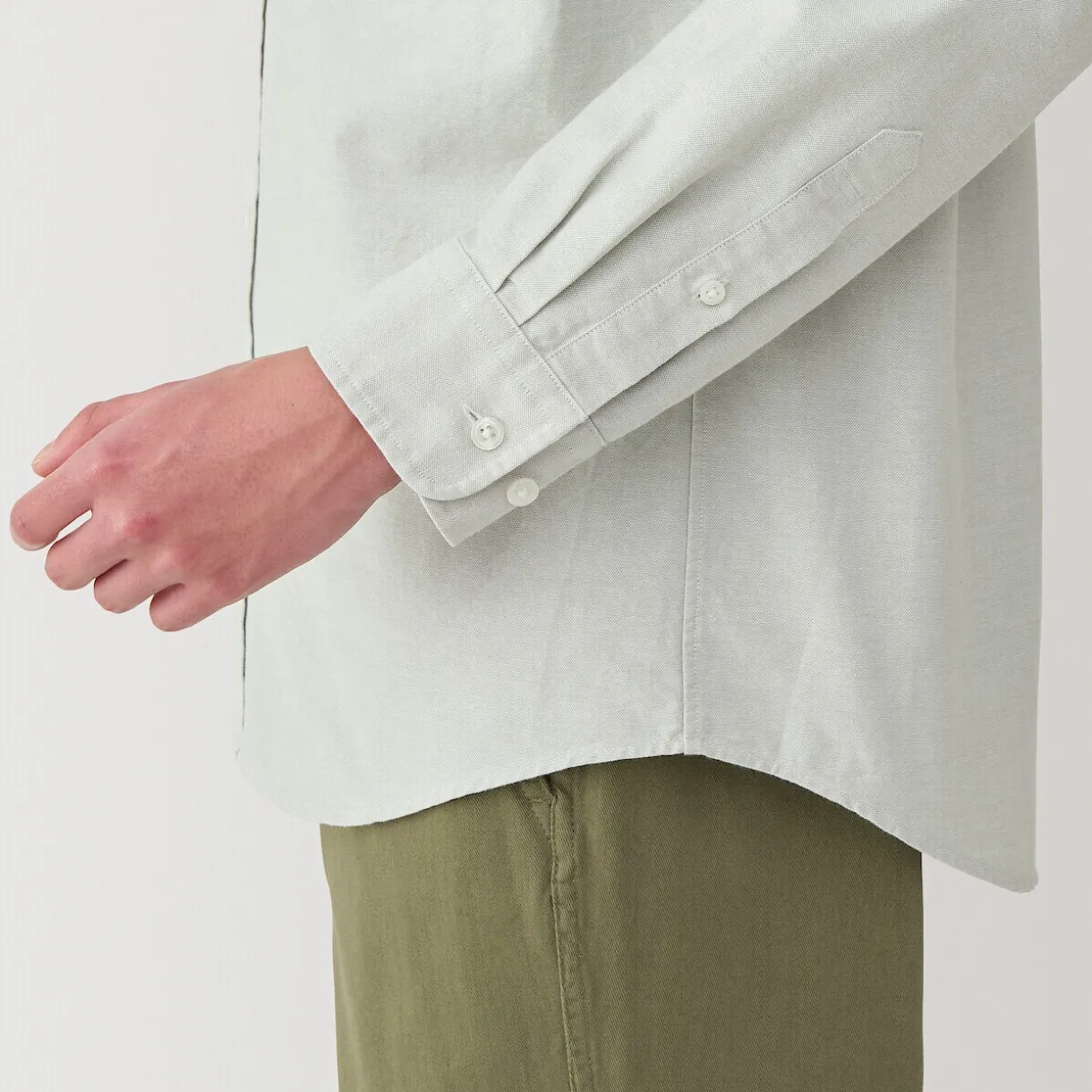 Chemise Oxford en coton lavé pour homme…