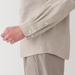 Chemise Oxford en coton lavé pour homme…