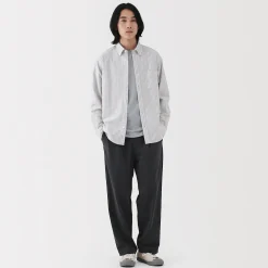 Chemise Oxford en coton lavé pour homme…