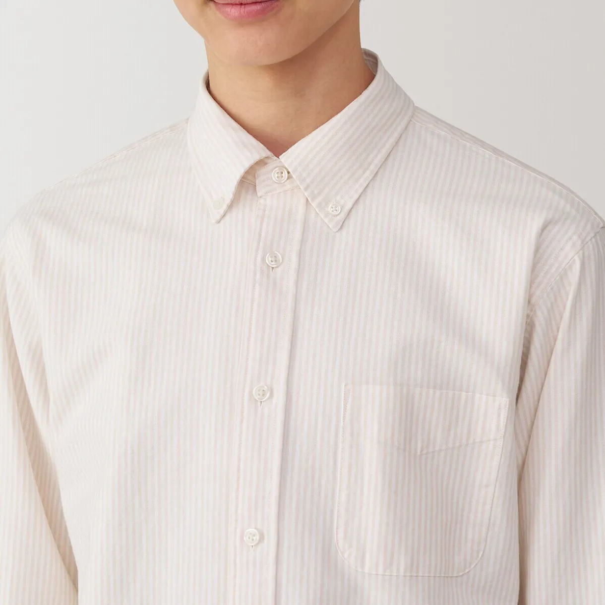 Chemise Oxford en coton lavé pour homme…