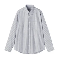 Chemise Oxford en coton lavé pour homme