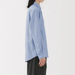 Chemise Oxford en coton lavé pour homme