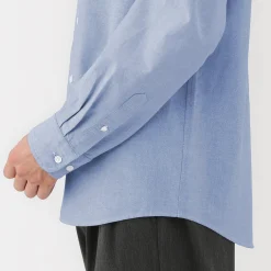 Chemise Oxford en coton lavé pour homme