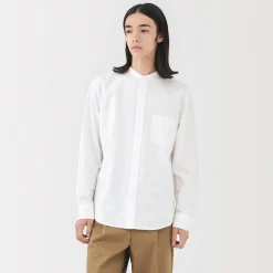 Chemise Oxford en coton lavé pour homme