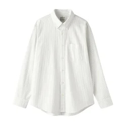 Chemise Oxford en coton lavé pour homme