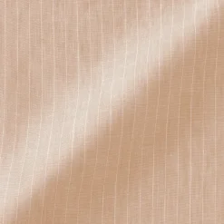 Chemisier à col officier en lin lavé pour femme