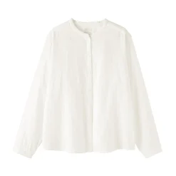 Chemisier en double gaze en mélange de kapok pour femme