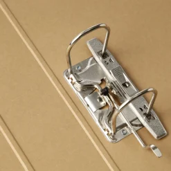 Classeur 2 anneaux A4 kraft naturel