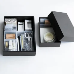 Corbeille PP avec séparateur 2 ‐ 10x4x20cm