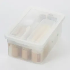 Couvercle pour boîte de rangement ouverte en PP ‐ 25cm