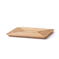 Couvercle pour panier en rotin L36X P26X H3cm