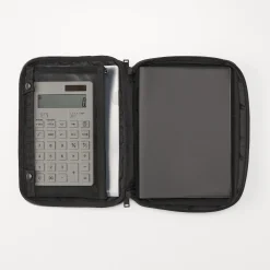 Couverture d``agenda en polyester avec étui à stylo A5