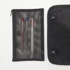 Couverture d``agenda en polyester avec étui à stylo A5