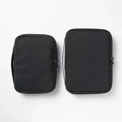 Couverture d'agenda en polyester avec étui à stylo B6