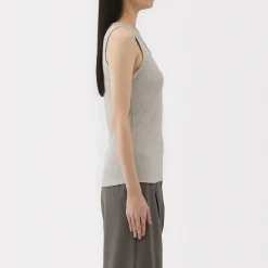 Débardeur côtelé pour femme