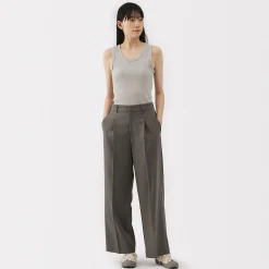 Débardeur côtelé pour femme