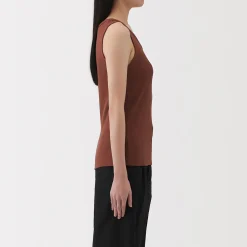 Débardeur côtelé pour femme