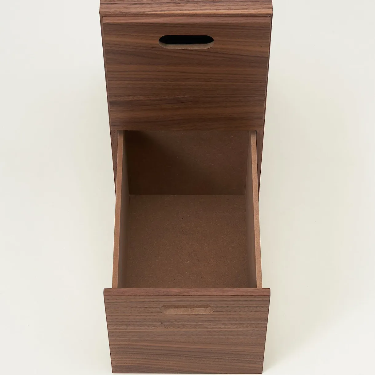 Demi Bloc‐tiroir en noyer ‐ 2 tiroirs (Dont Eco‐part. 0,82 €)