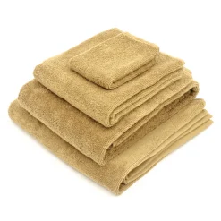 Drap de bain en velours de coton bio éponge