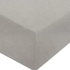 Drap housse en coton délavé ‐ 100 x 200 x 18‐28 cm